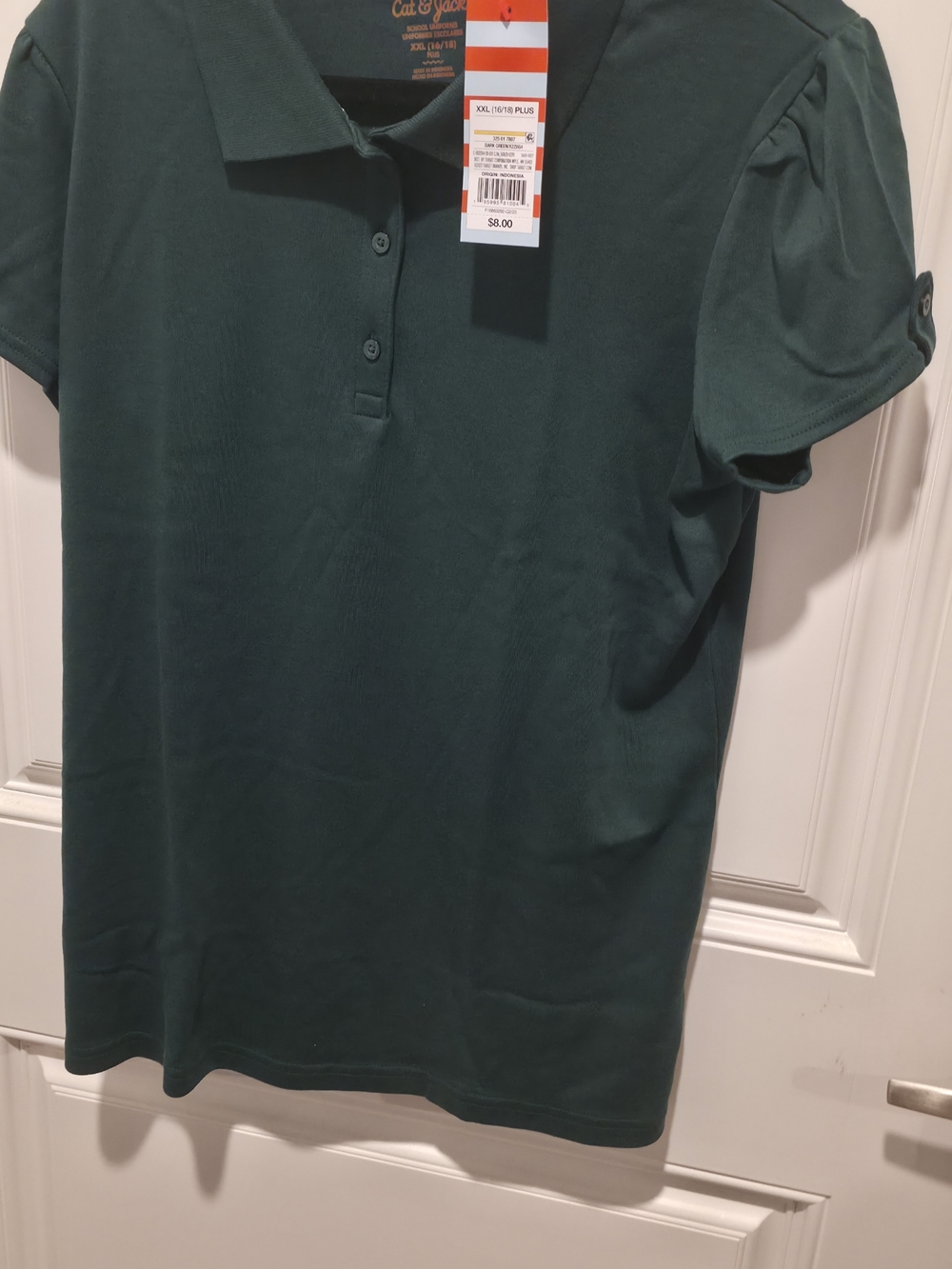 Cat & Jack Boys Dark Green Polo Shirt